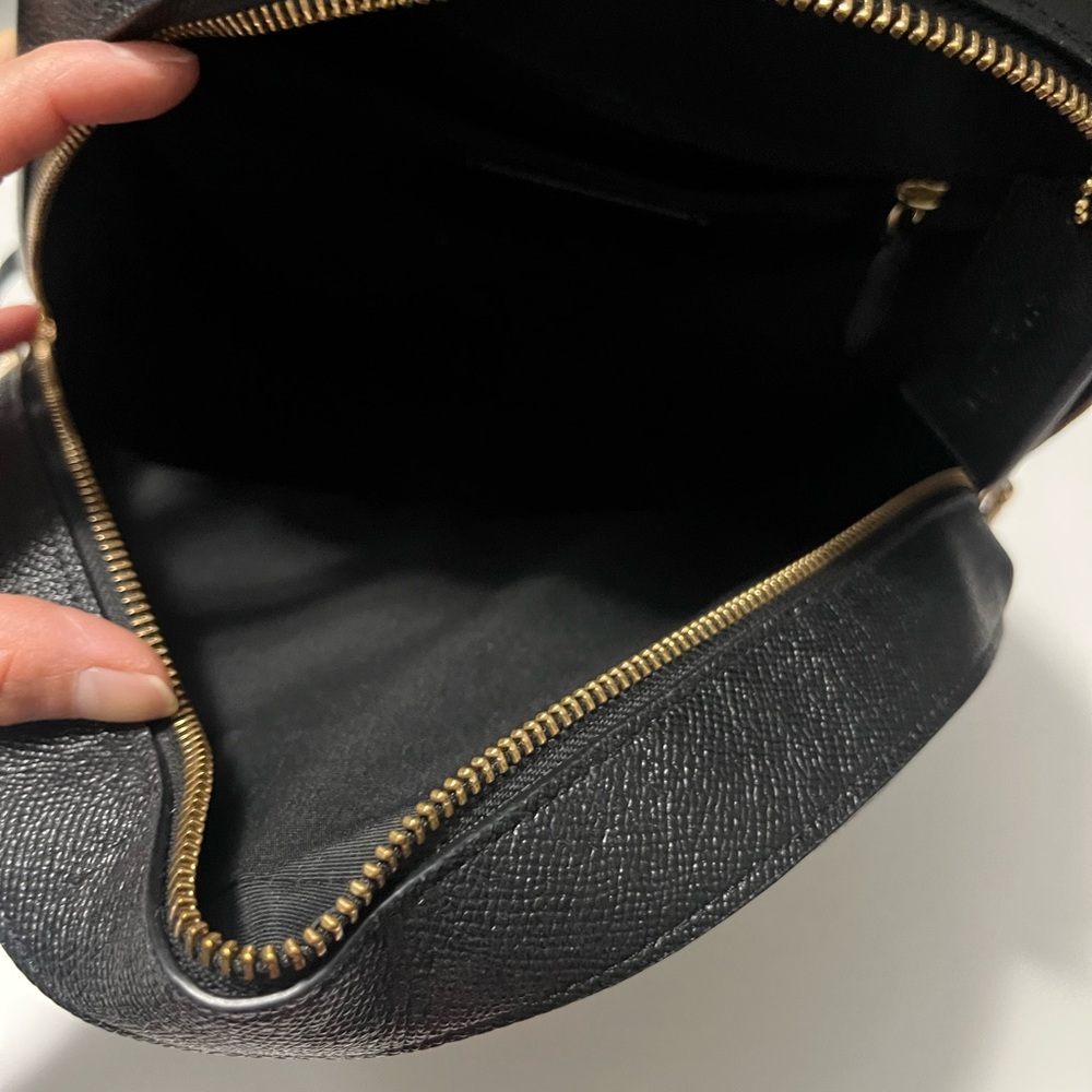 Coach Black and Gold Backpack - Picture 9 of 10